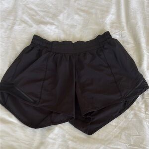 Lululemon Athletica Black Athletic Shorts Lightweight Moisture-Wicking